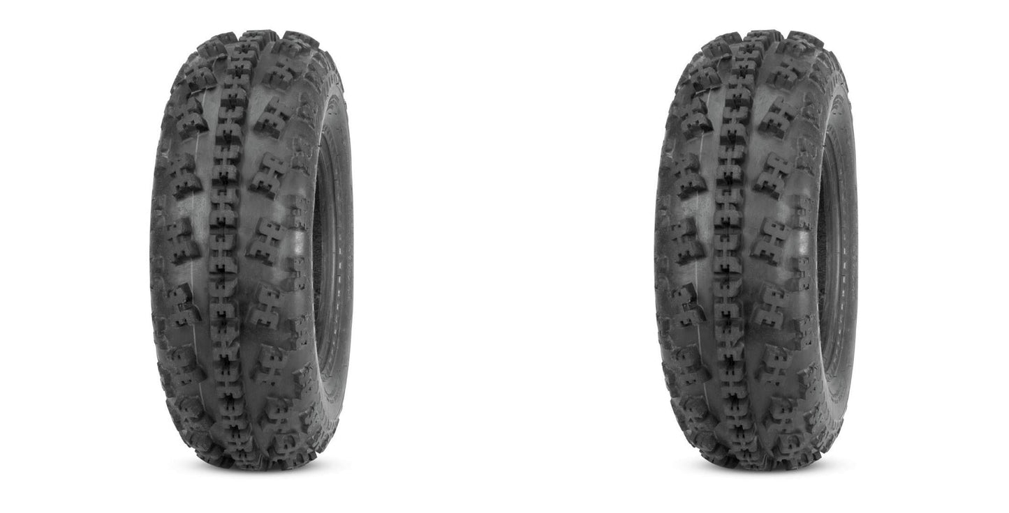 Set of 2 QUADBOSS QBT734 Front Tires 21x7-10 4-ply