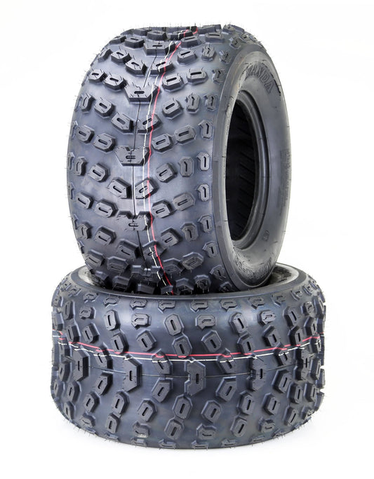 Set of 2 Sport ATV Tires 22x11-10 22x11x10 4PR Knobby