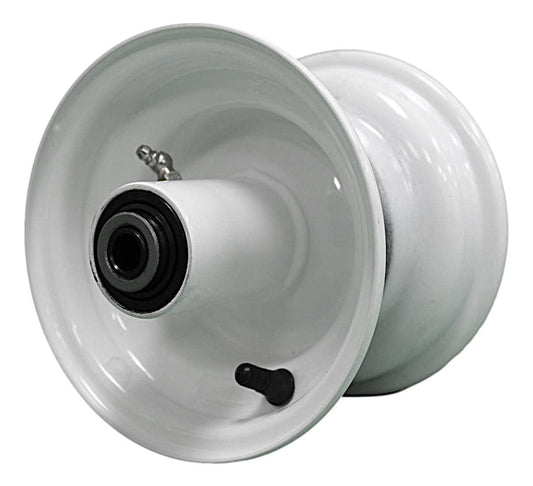 Set of 4 6x4.5 White Wheels | Direct Replacement for Exmark & Toro Models