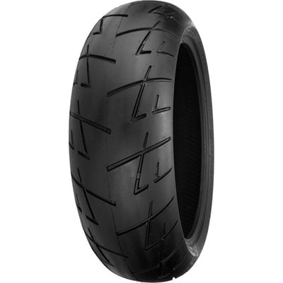 Shinko 009 Raven Rear Motorcycle Tire 170/60ZR-17 (72W) For Kawasaki Vulcan Mean Streak VN1500P 2002-2003