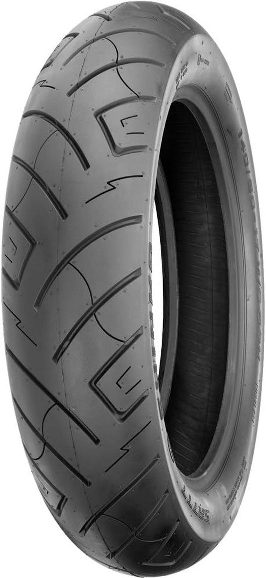 Shinko 777 Front H.D. 100/90-19 (61H) Black Wall Motorcycle Tire