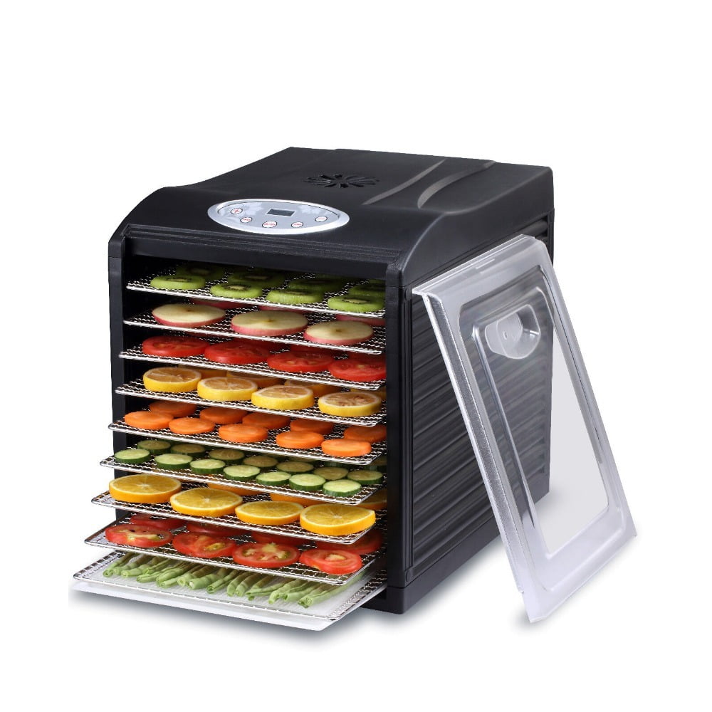"Silent" 9 Tray Dehydrator Digital w/9 Stainless Steel Trays