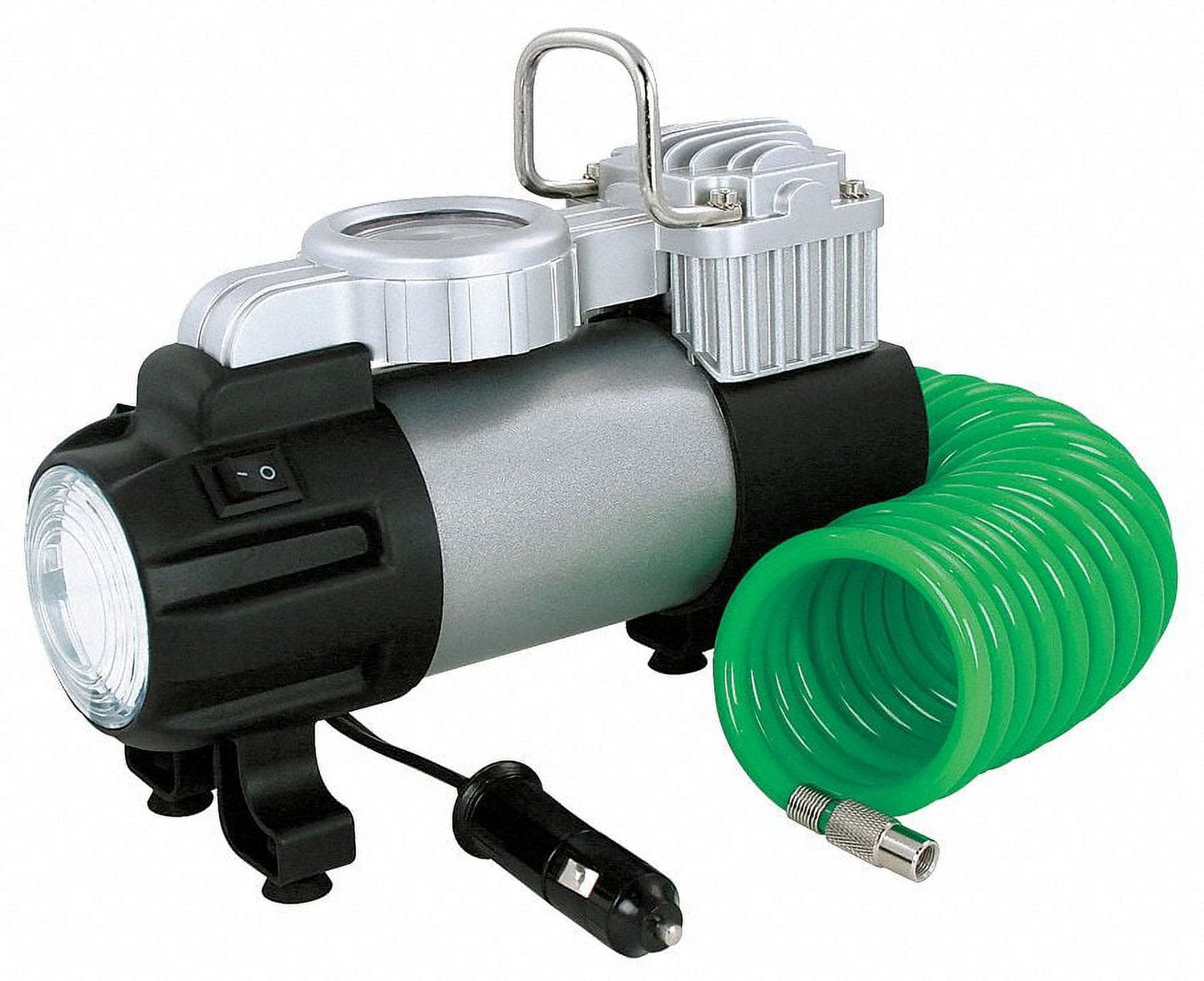 Slime 40031 Metal 12V 150 PSI 1-Stage Air Compressor 15 ft