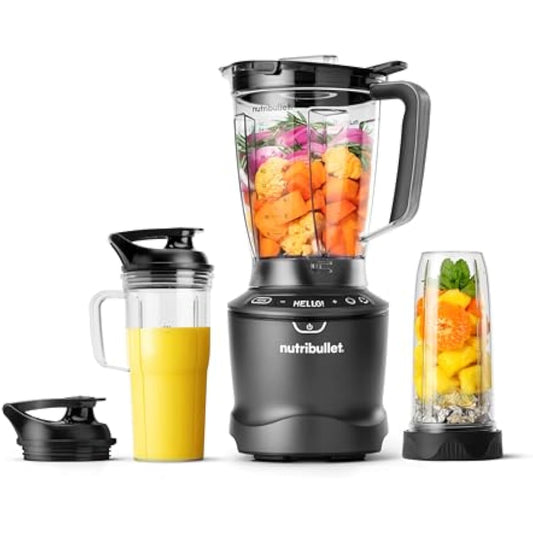 SmartSense Blender Combo, 5-speed blender, 1400 Watt Gunmetal Gray