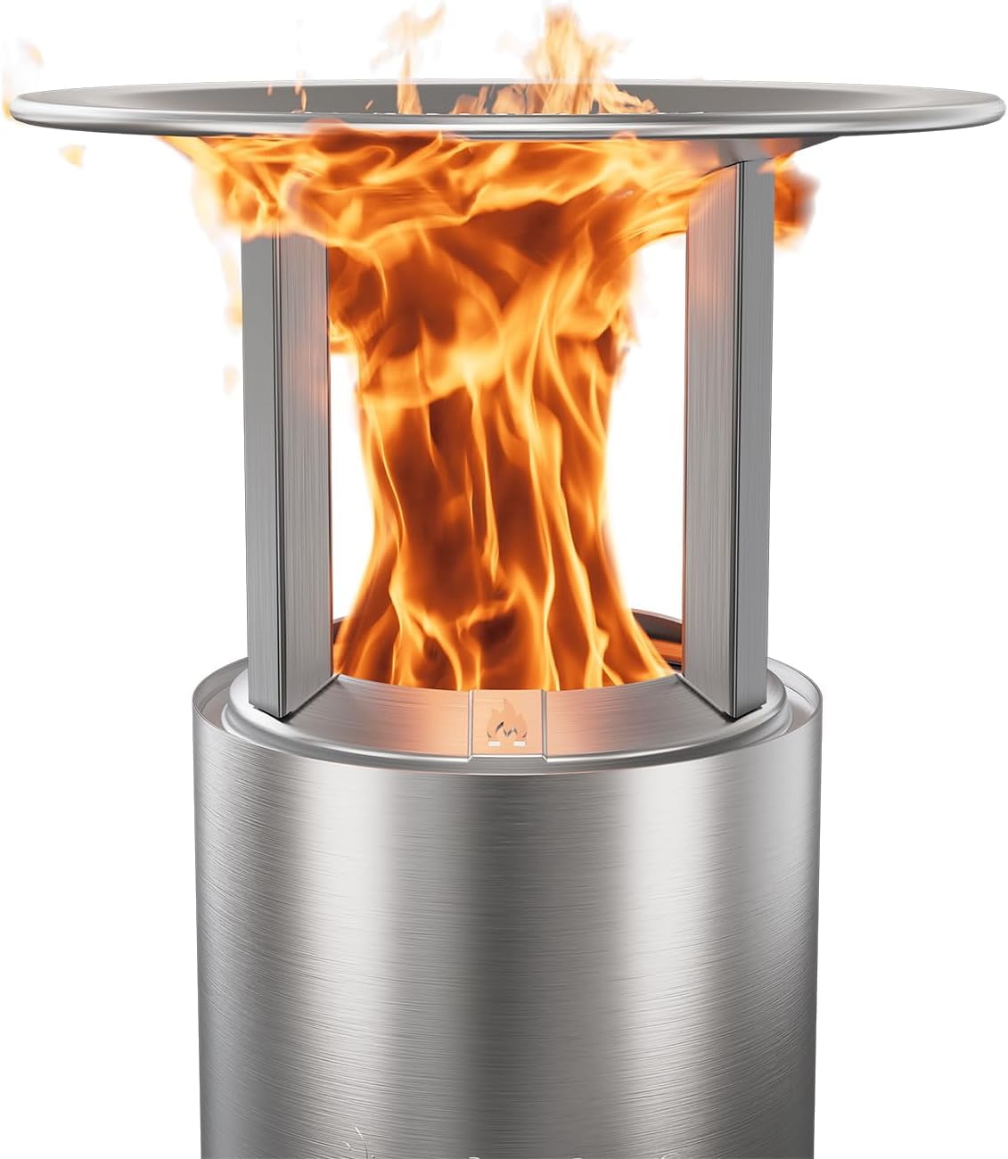Solo Stove Mesa XL Heat Deflector, with 3 Detachable Legs, Accessory for Mesa XL Fire Pit, Captures and redirects Warmth, 304 Stainless Steel, (HxDia) 6 x 10.5 in, 1.4 lbs