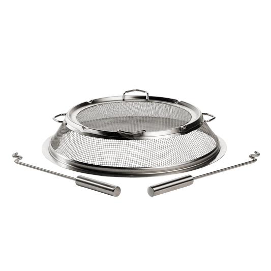 Solo Stove Stainless Steel Bonfire Shield with Protective Spark Screen, 5 lbs