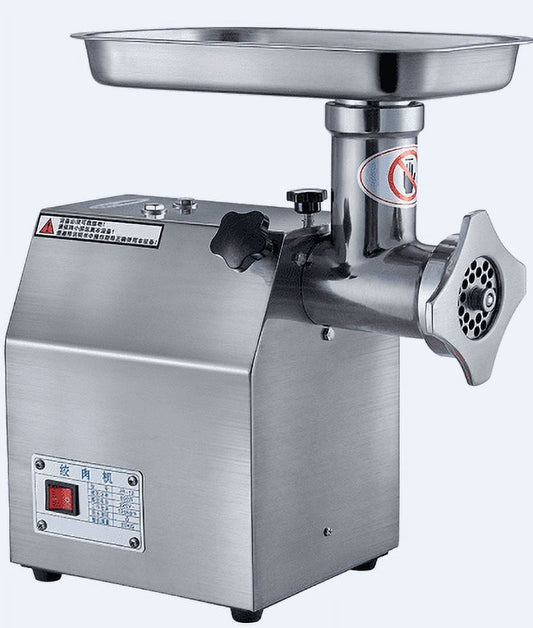 Stainless steel industrial grade electric meat grinder output 120KG/H 800W 2 blades 2 grinding discs