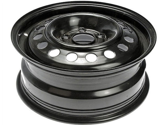 Steel Wheel - 15 Inch - Black - Compatible with 2010 - 2013 Ford Transit Connect 2011 2012