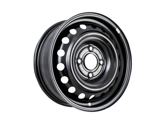Steel Wheel - Black - 15 x 5.5 Inch - 18 Hole - 4 Lug - Compatible with 2007 - 2012 Nissan Versa 2008 2009 2010 2011