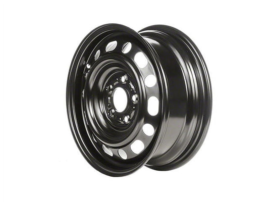 Steel Wheel - Black - 15 x 6 Inch - 5 Lug - 14 Hole - Compatible with 2006 - 2009 Mazda 3 2007 2008