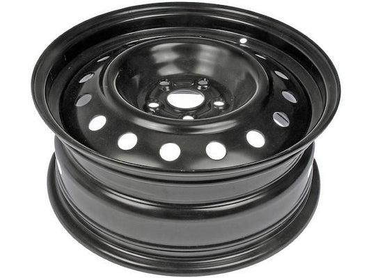 Steel Wheel - Black - 16 Inch - Compatible with 2003 - 2013 Toyota Matrix 1.8L 4-Cylinder 2004 2005 2006 2007 2008 2009 2010 2011 2012