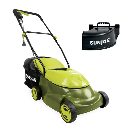 Sun Joe Electric 14-inch Lawn Mower W/ Side Discharge Chute, 13-Amp