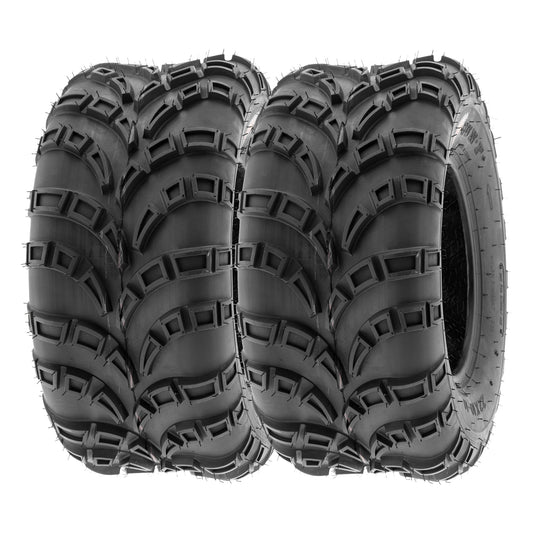 SunF All Terrain ATV UTV Mud Quad Tires 23x10-10 23x10x10 6 PR A028 (Pair of 2)