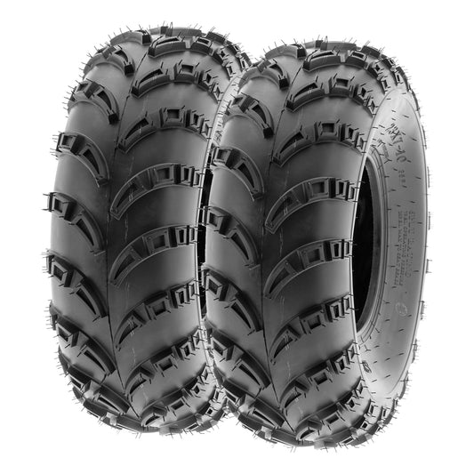 SunF All Terrain ATV UTV Mud Quad Tires 23x7-10 23x7x10 6 PR A028 (Pair of 2)