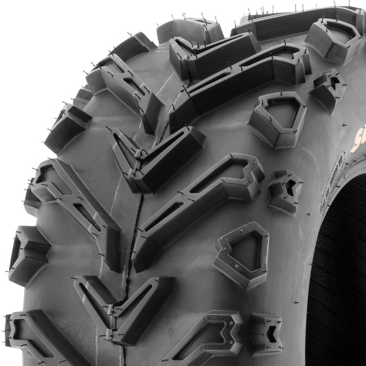SunF All Terrain ATV UTV Mud Quad Tires 24x10-12 24x10x12 6 PR A041 (Single)
