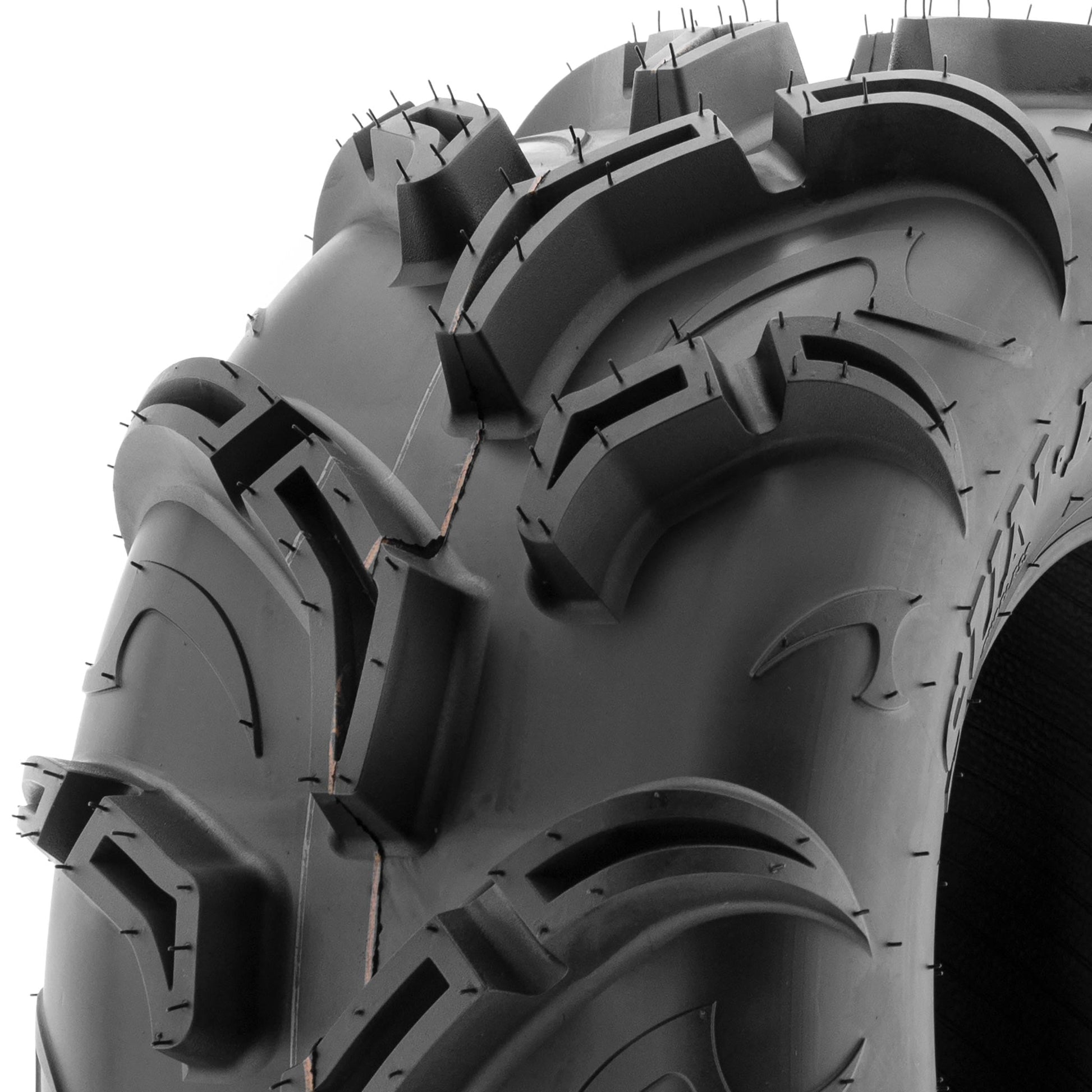 SunF All Terrain ATV UTV Mud Quad Tires 25x10-12 25x10x12 6 PR A048 (Single)