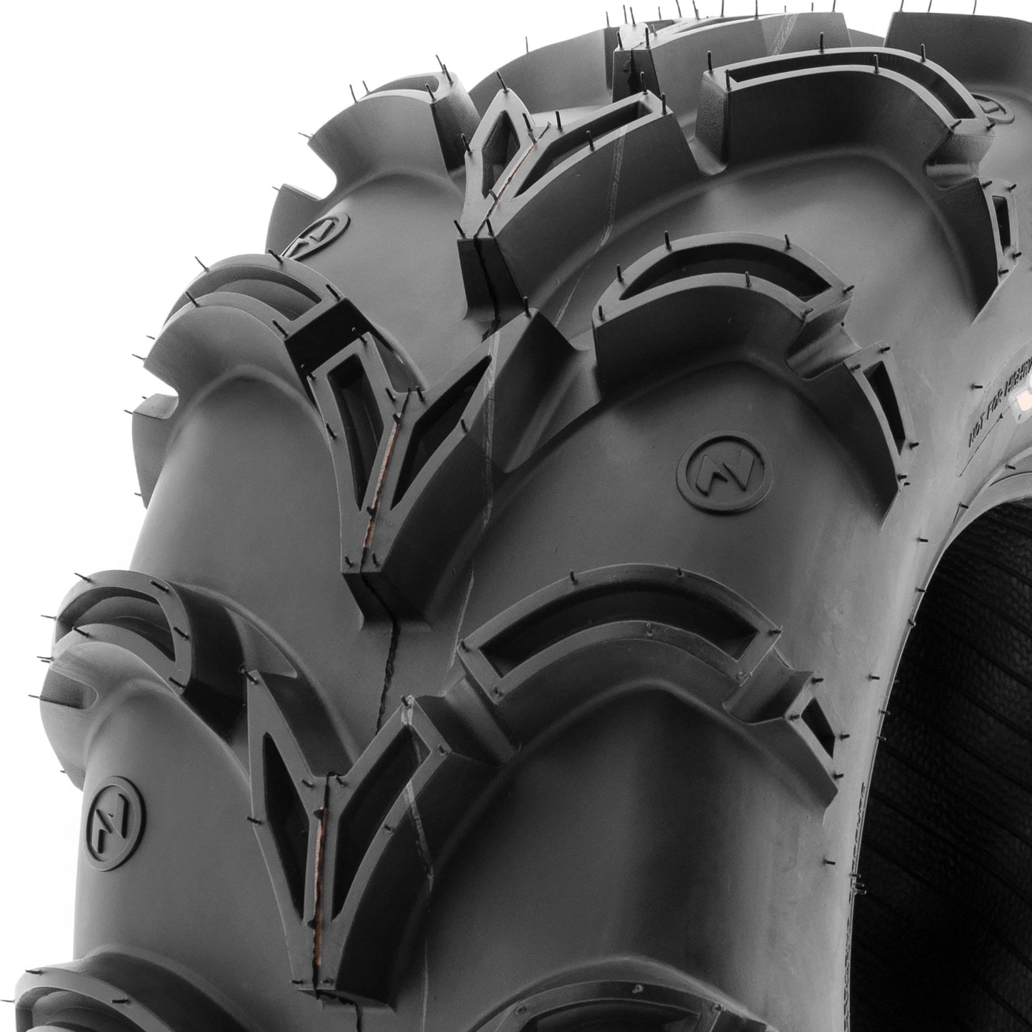 SunF All Terrain ATV UTV Mud Quad Tires 25x10-12 25x10x12 6 PR A050 (Single)