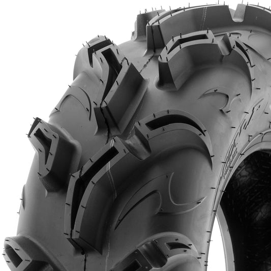 SunF All Terrain ATV UTV Mud Quad Tires 25x8-12 25x8x12 6 PR A048 (Single)