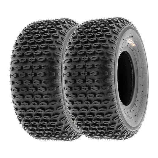 SunF All Terrain ATV UTV Quad Mini Bike Tires 16x8-7 16x8x7 6 PR A012 (Pair of 2)