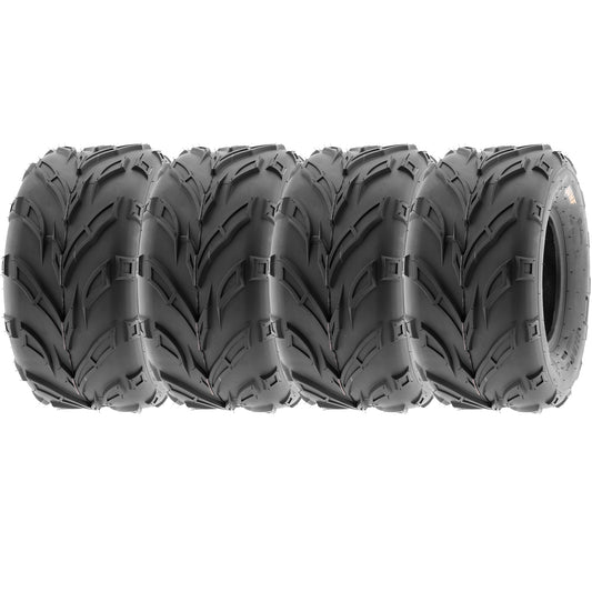 SunF All Terrain ATV UTV Quad Mini Bike Tires 16x8-7 6PR A004 (Set of 4 )