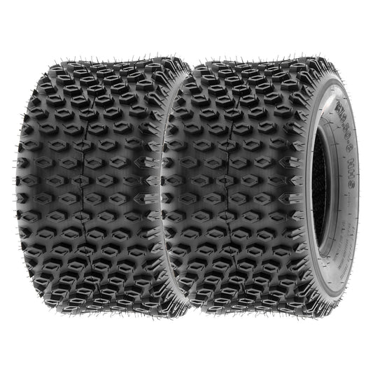 SunF All Terrain ATV UTV Quad Mini Bike Tires 18x9.5-8 18x9.5x8 6 PR A012 (Pair of 2)