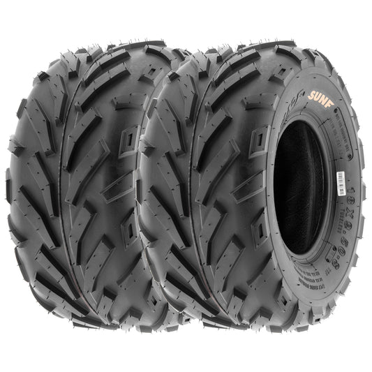 SunF All Terrain ATV UTV Quad Mini Bike Tires 18x9.5-8 18x9.5x8 6 PR A016 (Pair of 2)