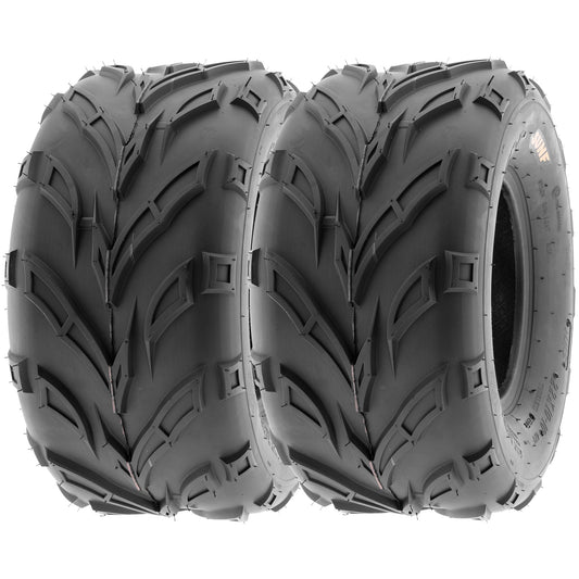 SunF All Terrain ATV UTV Quad Mini Bike Tires 22x10-10 22x10x10 6 PR A004 (Pair of 2)
