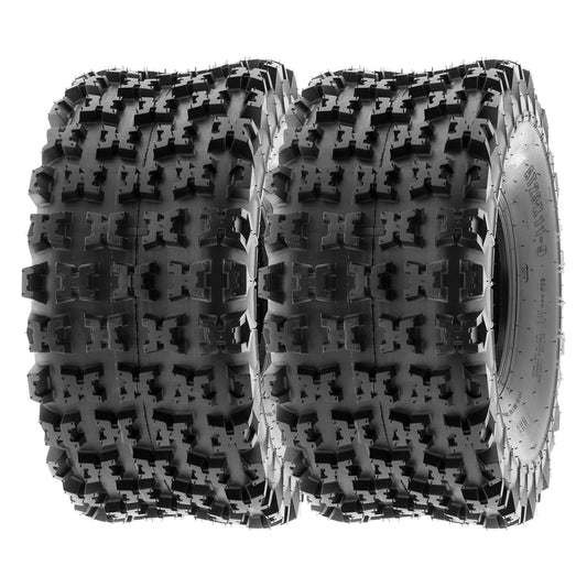 SunF All Terrain ATV UTV Quad Sport Tires 20x11-8 20x11x8 6 PR A027 (Pair of 2)