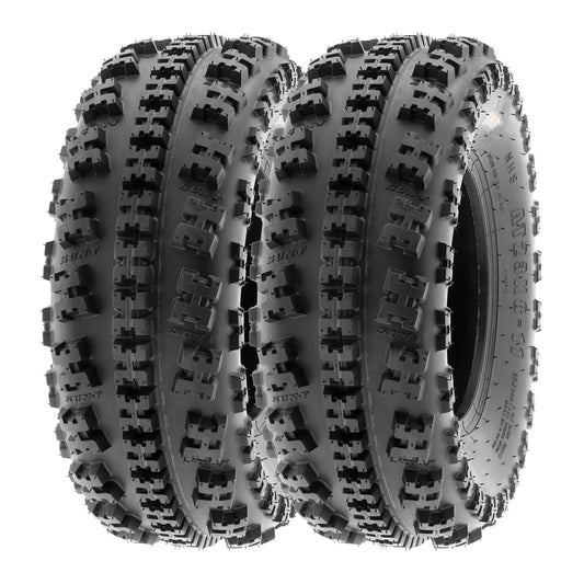 SunF All Terrain ATV UTV Quad Sport Tires 23x7-10 23x7x10 6 PR A027 (Pair of 2)
