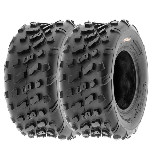 SunF All Terrain ATV UTV Quad Tires 20x10-9 20x10x9 4 PR A022 (Pair of 2)