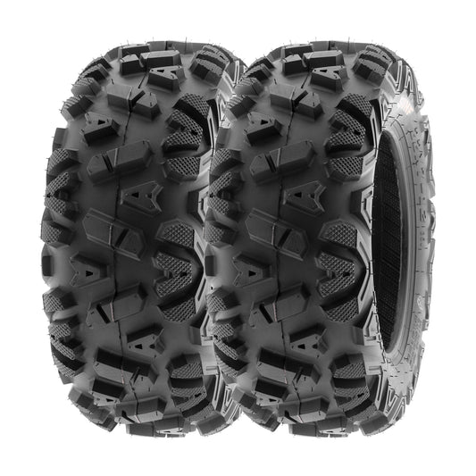 SunF All Terrain ATV UTV Quad Tires 22x7-12 22x7x12 6 PR A033 (Pair of 2)