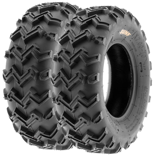SunF All Terrain ATV UTV Quad Tires 24x8-12 24x8x12 6 PR A001 (Pair of 2)