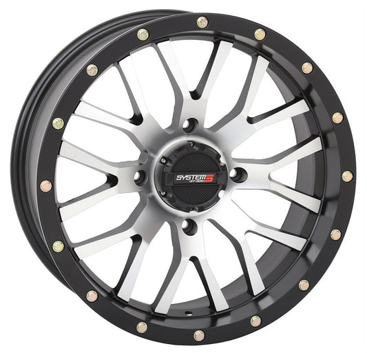 System 3 ST-3 18x7 ATV/UTV Wheel - Machined (4/156) 4+3 [18S3-1056]