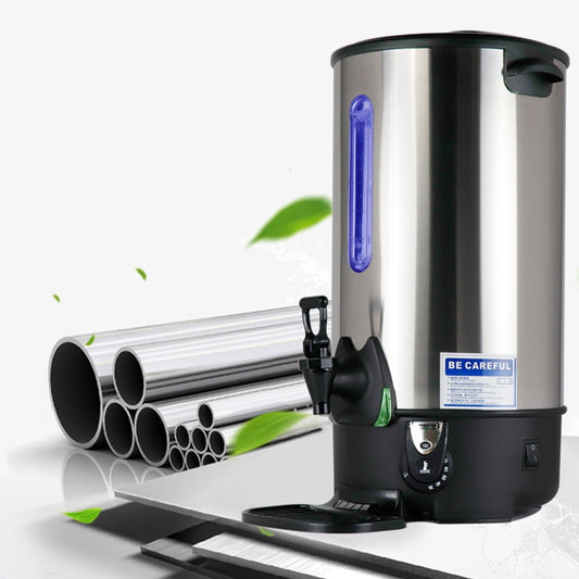 TECHTONGDA Hot Water Dispenser Office Home Stainless Steel Heater Kettle Silver 21.7L