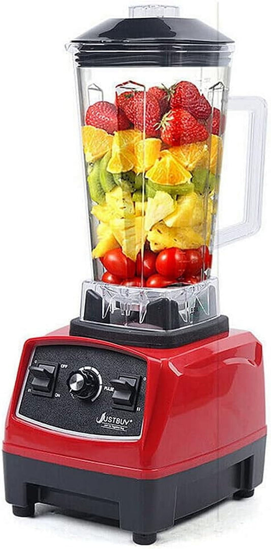 TFCFL Ultra-Powerful 2200W Smoothie Blender, Red, 2L