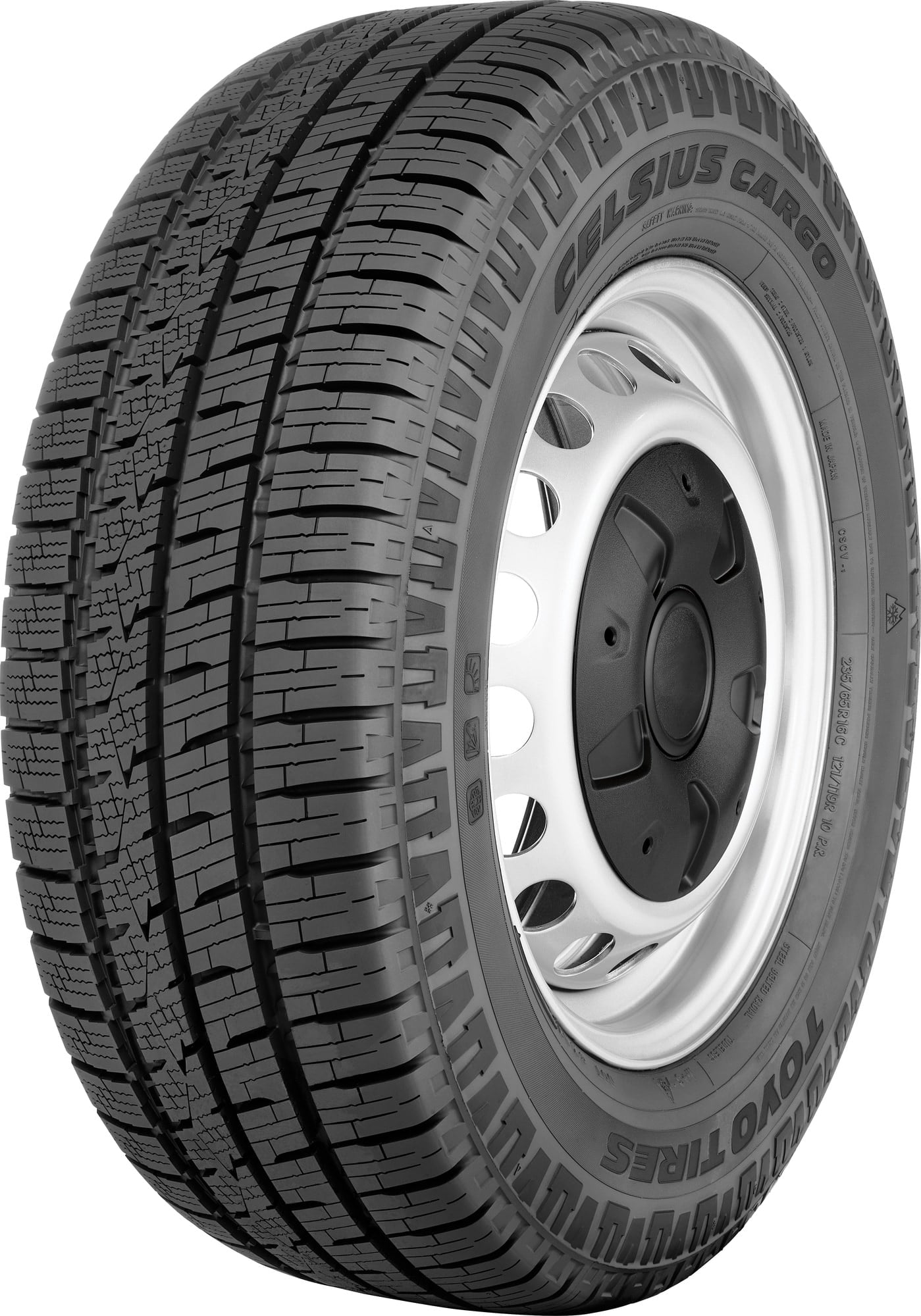 TOYO CELSIUS CARGO LT215/85R16 115/112Q BW ALL SEASON TIRE Fits: 2010-19 Mercedes-Benz Sprinter 3500 Base, 1993-96 Ford F-250 XLT