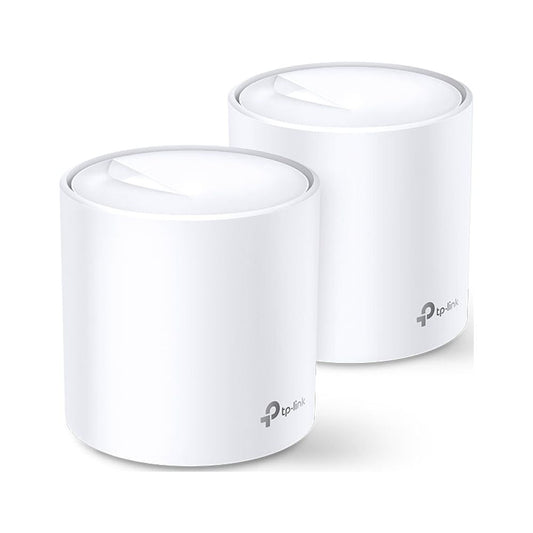 TP-Link Wi-Fi 6 AX3000 Mesh Router System | Deco W6000 (2-Pack) | 5,000 Sq. ft. of WiFi Coverage