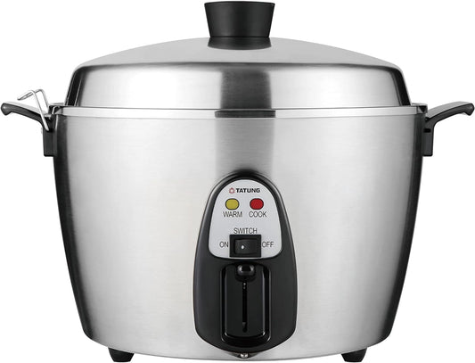 Tatung - TAC-11KN(UL) - 11 Cup Multi-Functional Stainless Steel Rice Cooker - Silver