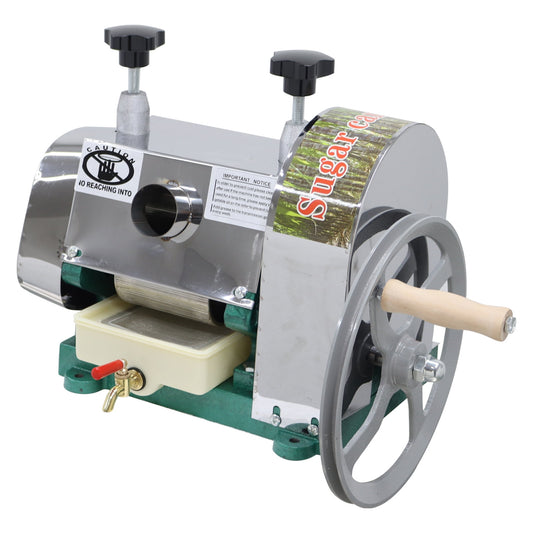 Techtongda Manual Suger Cane Press Juicer Sugarcane Juice Machine with 2 Knives