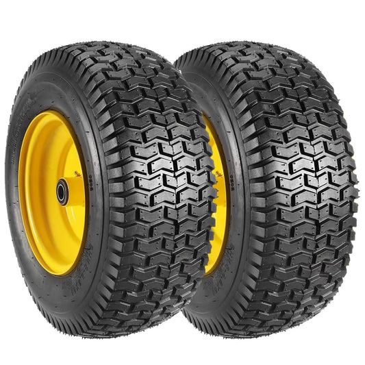 Telyswee 2 Pack 20x8.00-8 4PR Lawn Mower Tire Tractor Turf Tire for Garden Tractor Riding Mover