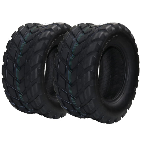 Telyswee 2 Pack 22x10-10 ATV Tires, 4PR All Terrain 22x10-10 TL ATV UTV Trail Sand Mud Off-Road Tires, Tubeless, Black