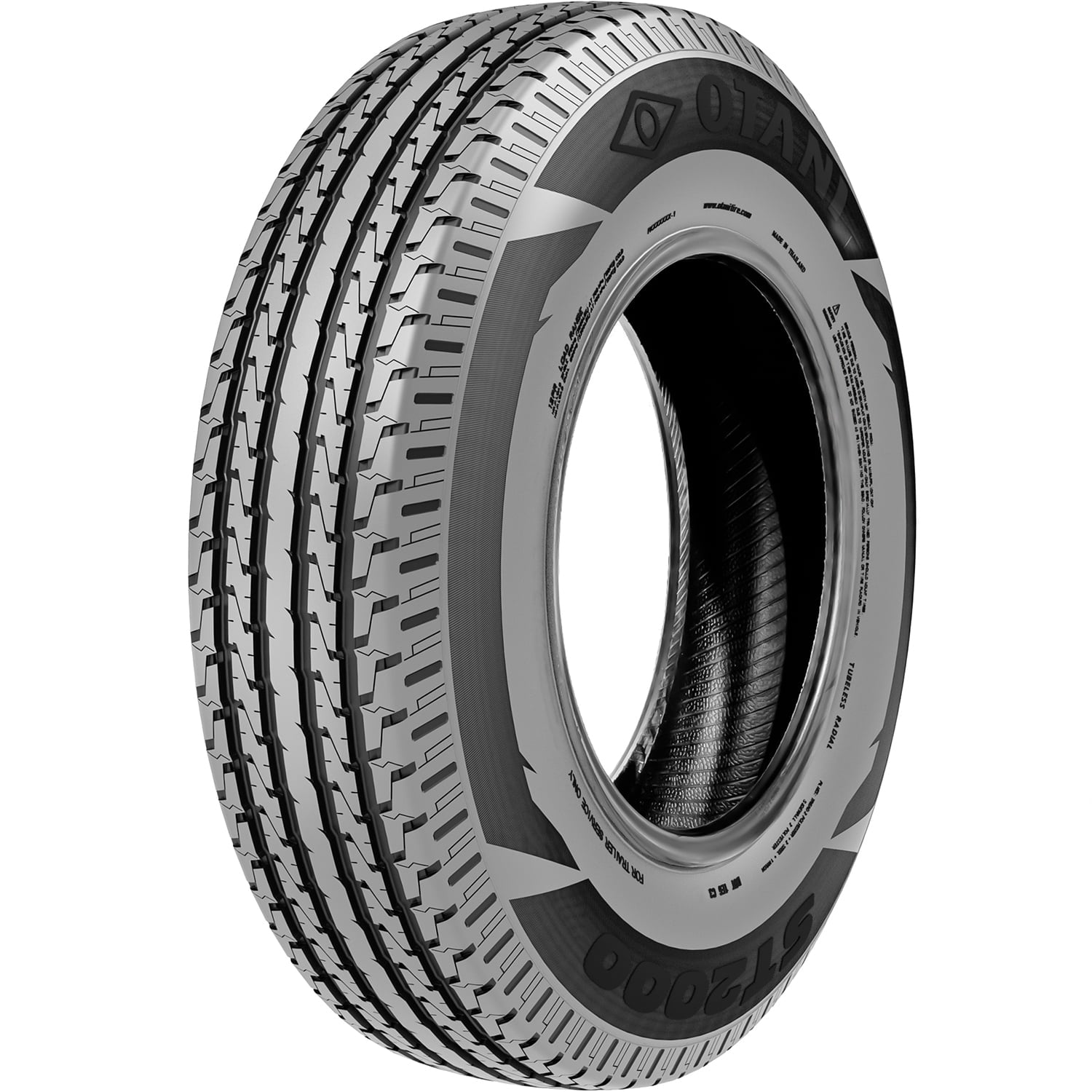 Tire Otani ST2000 ST 235/80R16 Load F 12 Ply Trailer