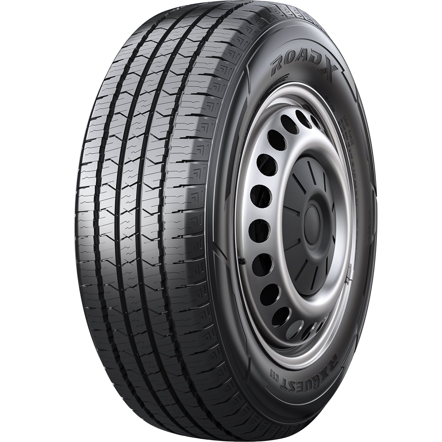 Tire RoadX Rxquest C11 195/75R16 Load D 8 Ply Van Commercial