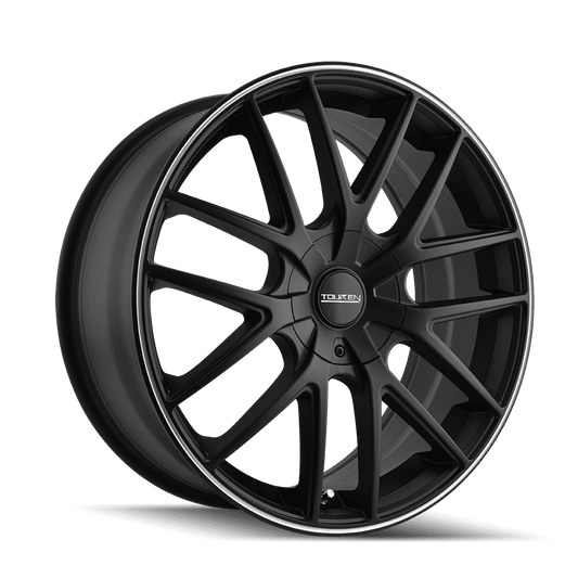 Touren Tr60-3260 16X7 5X112/5X120 42Et 72.62Cb Matte Black/Machined Ring