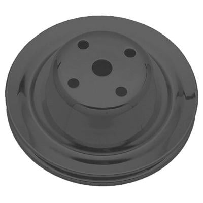Trans-Dapt 8604, Sbc Lwp Water Pump Pulley 1 Groove Black Performance