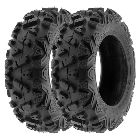 Tropow ATV Tires 23x8-11-6PR, All Terrain 20MM Tread Depth Tires For Sand Mud Stream Off-Road, Tubeless Set of 2