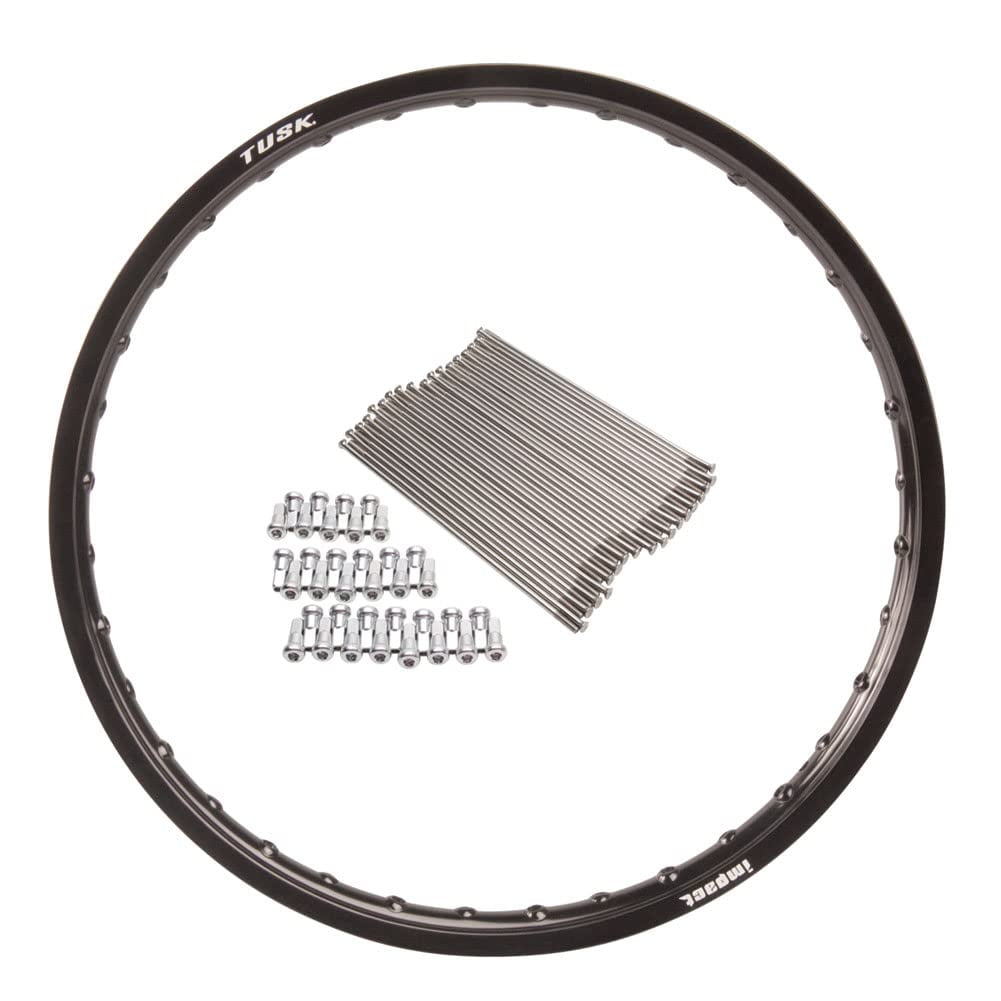 Tusk Impact Front Rim and Spoke Kit 21 x 1.60 Silver