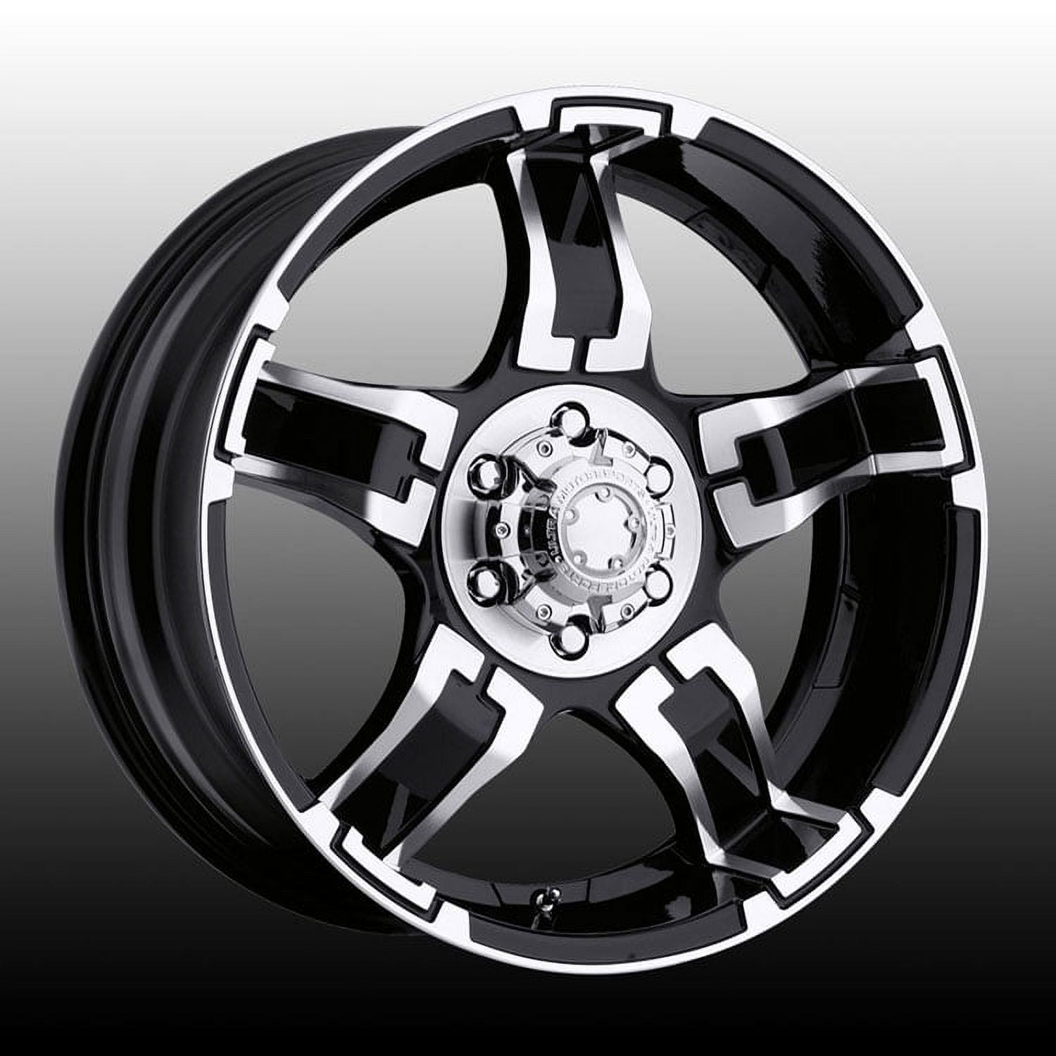 Ultra 193/194 Drifter Machined Black 15x8 6x5.5 -19mm (194-5883B)