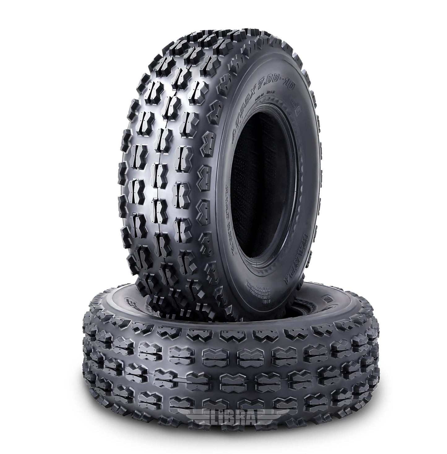 WANDA 2 Sport ATV Tires 22x7-10 22x7x10 fit for Honda TRX 250EX 300EX 400EX 450R front GNCC Racing