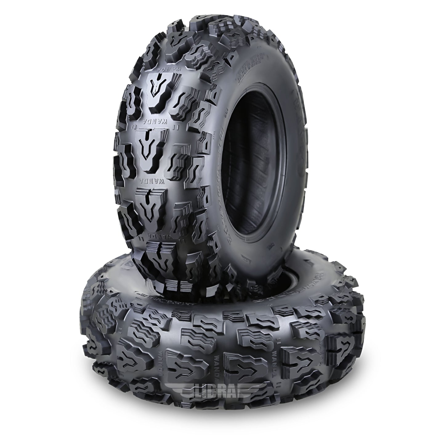 WANDA Sport ATV tires 21x7-10 21x7x10 4PR Deep Tread, Set 2